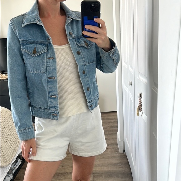 American Apparel Denim Trucker Jacket - Picture 1 of 8